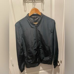Zara Men’s dark blue bomber Jacket